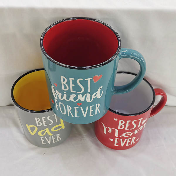 ceramic mug cup with handle